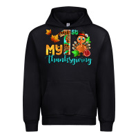 Black my first thanksgiving with turkey Urban Hoodie - AdoDesignShop