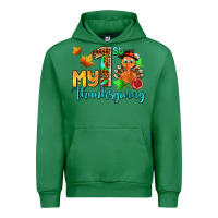 Emerald my first thanksgiving with turkey Urban Hoodie - AdoDesignShop