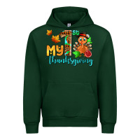 Forest Green my first thanksgiving with turkey Urban Hoodie - AdoDesignShop