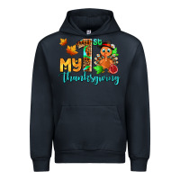 Navy my first thanksgiving with turkey Urban Hoodie - AdoDesignShop