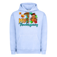 Pigment Grape Ice my first thanksgiving with turkey Urban Hoodie - AdoDesignShop