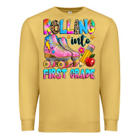 Antique Gold rolling into first grade Premium Sweatshirt - texasbilliewilder