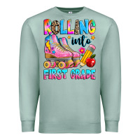 Seafoam rolling into first grade Premium Sweatshirt - texasbilliewilder