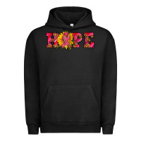 Pigment Black hope sunflower and ribbon Urban Hoodie - AdoDesignShop