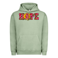 Pigment Oil Green hope sunflower and ribbon Urban Hoodie - AdoDesignShop