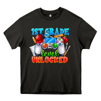 Asphalt 1st Grade Level Unlocked Heavy Core Tee - CowhideDigitalArt