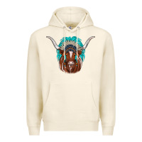 Tofu texas longhorn indian headdress Premium Hoodie - JahusDesignShop