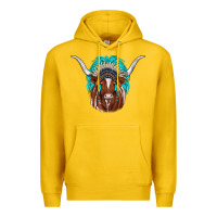 Lemon texas longhorn indian headdress Premium Hoodie - JahusDesignShop