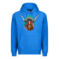 True Royal texas longhorn indian headdress Premium Hoodie - JahusDesignShop