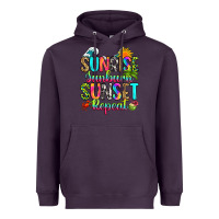 Plum sunrise sunburn sunset repeat Heavyweight Hoodie - RanaPortraitStore