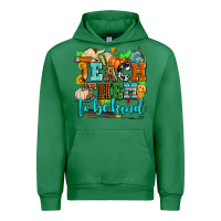 Emerald teach them to be kind with pumpkins and fall Urban Hoodie - AdoDesignShop