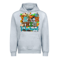 Heather Grey teach them to be kind with pumpkins and fall Urban Hoodie - AdoDesignShop