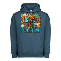 Pigment Midnight Navy teach them to be kind with pumpkins and fall Urban Hoodie - AdoDesignShop