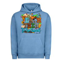Pigment Pebble Blue teach them to be kind with pumpkins and fall Urban Hoodie - AdoDesignShop