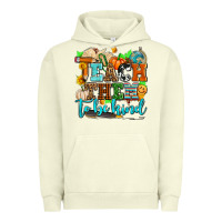 Pigment Pistachio teach them to be kind with pumpkins and fall Urban Hoodie - AdoDesignShop