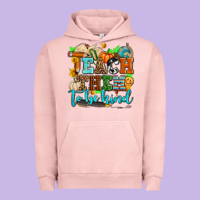 Teach Them To Be Kind With Pumpkins And Fall Urban Hoodie Designed By Adodesignshop