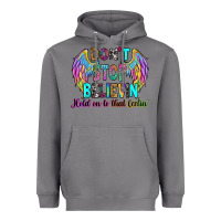 Storm don't stop believin' hold on to that feelin' Heavyweight Hoodie - RanaPortraitStore