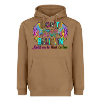 Toasted Coconut don't stop believin' hold on to that feelin' Heavyweight Hoodie - RanaPortraitStore