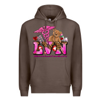 Coffee valentines day lvn licensed vocational nurse Premium Hoodie - AdoDesignShop