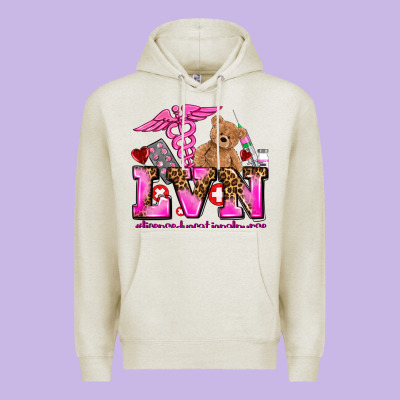 Valentines Day Lvn Licensed Vocational Nurse Premium Hoodie Designed By Adodesignshop