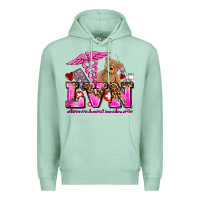 Seafoam valentines day lvn licensed vocational nurse Premium Hoodie - AdoDesignShop