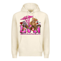 Tofu valentines day lvn licensed vocational nurse Premium Hoodie - AdoDesignShop