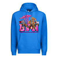True Royal valentines day lvn licensed vocational nurse Premium Hoodie - AdoDesignShop