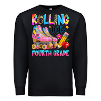 Black rolling into fourth grade Premium Sweatshirt - texasbilliewilder
