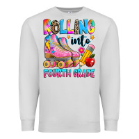 Dove Grey rolling into fourth grade Premium Sweatshirt - texasbilliewilder
