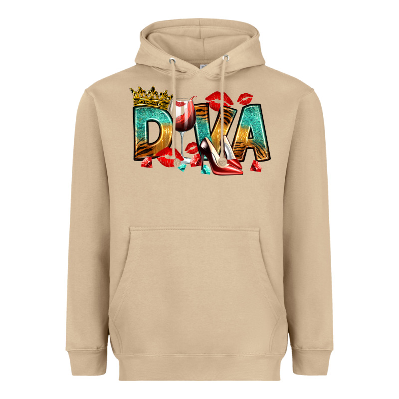 Diva Heavyweight Hoodie by RanaPortraitStore | Teevron