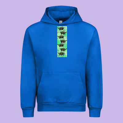Dinosaur Ankylosaurus Pen Wrap Urban Hoodie Designed By Artiststas