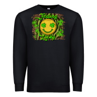 Black feeling lucky Premium Sweatshirt - RanaPortraitStore