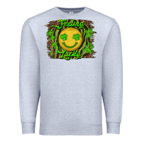 Heather Grey feeling lucky Premium Sweatshirt - RanaPortraitStore