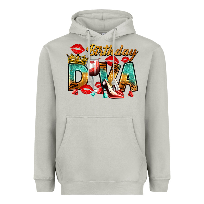 Birthday Diva Heavyweight Hoodie by RanaPortraitStore | Teevron