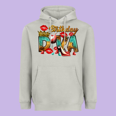 Heavyweight Hoodie birthday diva