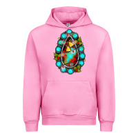 Fuchsia Pink gemstone christmas Urban Hoodie - JahusDesignShop
