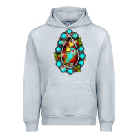 Heather Grey gemstone christmas Urban Hoodie - JahusDesignShop