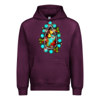Mauve Wine gemstone christmas Urban Hoodie - JahusDesignShop