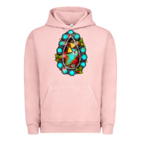 Pigment Salmon gemstone christmas Urban Hoodie - JahusDesignShop
