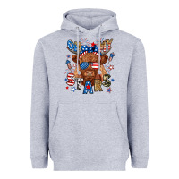 Heather Grey oh my stars highland cow Heavyweight Hoodie - RanaPortraitStore