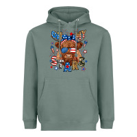Sage oh my stars highland cow Heavyweight Hoodie - RanaPortraitStore