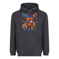 Smoke oh my stars highland cow Heavyweight Hoodie - RanaPortraitStore