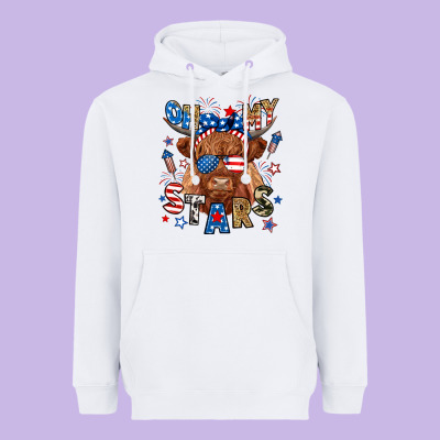 Heavyweight Hoodie oh my stars highland cow