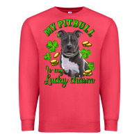 Cardinal st patricks day my pitbuli my lucky charm Premium Sweatshirt - RanaPortraitStore