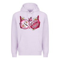 Lilac Hour Breast Cancer Bra Premium Hoodie - Artiststas