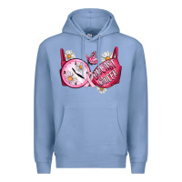 Colony Blue Hour Breast Cancer Bra Premium Hoodie - Artiststas