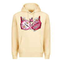 Pina Colada Hour Breast Cancer Bra Premium Hoodie - Artiststas