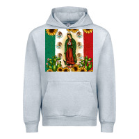 Heather Grey our lady of guadalupe Urban Hoodie - JahusDesignShop