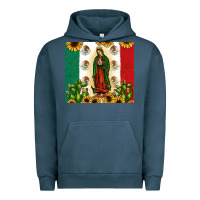 Pigment Midnight Navy our lady of guadalupe Urban Hoodie - JahusDesignShop