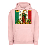 Pigment Salmon our lady of guadalupe Urban Hoodie - JahusDesignShop